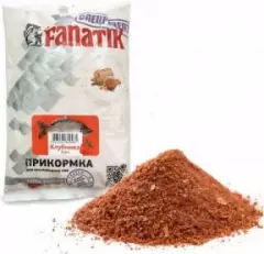 Прикормка Fanatik 1кг Клубника карп