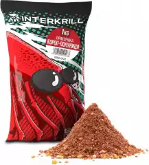 Прикормка InterKRILL Карп-Клубника 1kg