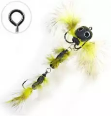 Приманка Strike Floating Jig Realistic Bullhead Black-Yellow FG39-02