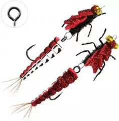 Приманка Strike Floating Jig Realistic Stone Big Double White-Red FG82-08