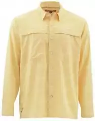 Рубашка Simms Ebb Tide LS Shirt Light Yellow-M