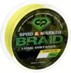 Шнур Carp Pro Spod and Marker Braid Pe X4 200м 0.16мм флюоро-желтый