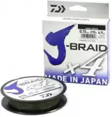 Шнур Daiwa J-Braid x4 135m 0.19mm Dark Green