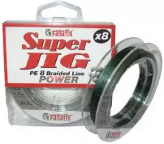 Шнур Fanatik Super Jig PE X8 100м Green 1.0/0.16мм