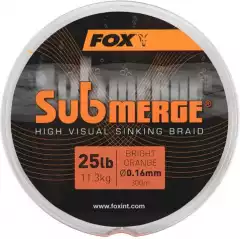 Шнур Fox Submarge Bright Orange Sink Braid 0.16mm 300m