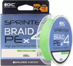 Шнур GC Sprinter PE X4 150м Lime Green #0.6