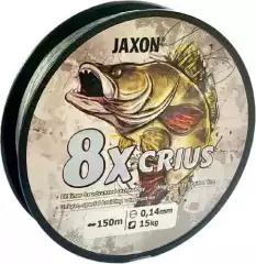 Шнур Jaxon Crius 8x 0.20 150m серый