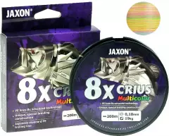 Шнур Jaxon Crius 8x Multicolor 0.20mm 200m