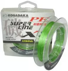 Шнур Kosadaka PE Super Line X8 0.14мм 150м Light Green