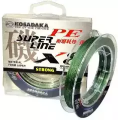 Шнур Kosadaka PE Super Line X8 0.40мм 150м Dark Green