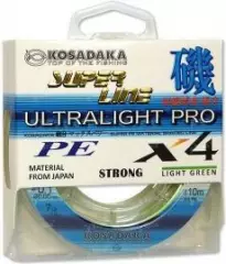 Шнур Kosadaka Ultra Pro X4 0.05мм 110м Light Green