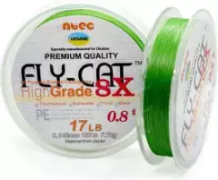 Шнур Ntec FlyCat 8x 0.8/0.148мм Light Green 137м