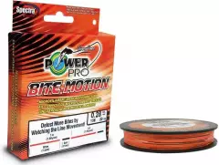 Шнур PowerPro Bite Motion 150m Orange/Black 0.06mm