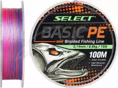 Шнур Select Basic PE 150m Multicolor 0.04mm 5lb/2.5kg