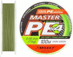 Шнур Select Master PE Dark Green 150m 0.14mm