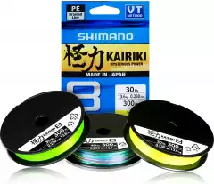 Шнур Shimano Kairiki 8 PE Yellow 150m 0.19mm