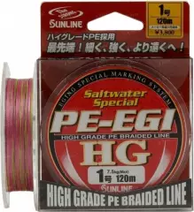 Шнур Sunline PE EGI HG #0.8/0.148 16Lb 180m