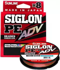 Шнур Sunline Siglon PE ADV х8 150m (мульти.) #2.0/0.242mm 24lb/10.9kg