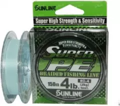 Шнур Sunline Super PE NEW 4lb 150m голубой