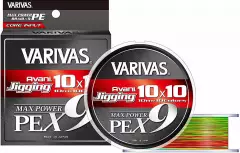 Шнур Varivas Avani Jigging Max Power X9 10x10 Multicolor 200m 10.3kg 0.165mm #1.0