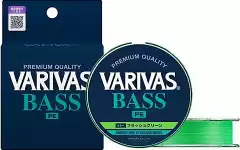 Шнур Varivas Bass PE X4 150m Flash Green 13.5kg 0.235mm #2.0