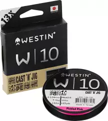 Шнур Westin W10 Cast 'N' Jig 13 Braid Pickled Pink 110m PE 0.4 / 0.10mm / 6.1kg