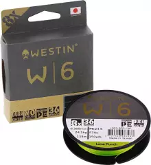 Шнур Westin W6 8 Braid Lime Punch 0.08mm 135m 3.7Kg