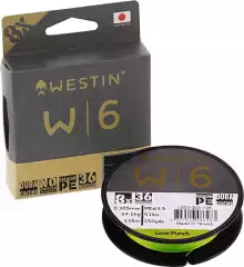 Шнур Westin W6 8 Braid Lime Punch 0.305mm 135m 24.1kg