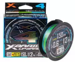 Шнур X-Braid Upgrade x4 3 Color 150м #0.6 max 12lb