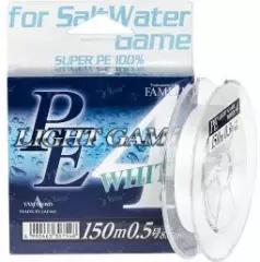 Шнур Yamatoyo PE Ligh Game White 150м #0.25 max5.0lb