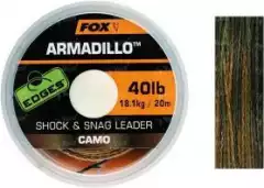 Шок лидер FOX Armadillo Shock & Snag Leader Camo 20m 30lb CAC744
