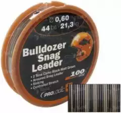Шок-лидер Prologic Bulldozer Snag Leader 100м 24lb 0.4мм Camo 44685