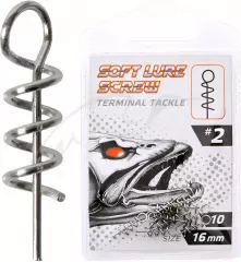 Штопор для силикона Select Soft Lure Screw #2 16mm (10 шт/уп.)