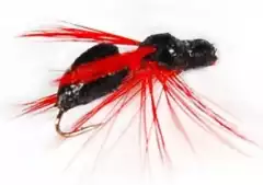 Сухая мушка Realistic Black Wasp SV17-14