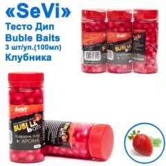 Тесто Дип Buble Baits 100ml Клубника оптом недорого в Украине