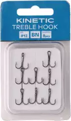 Тройник Kinetic Treble Hook #1 BN 6шт