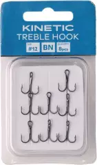 Тройник Kinetic Treble Hook #10 BN 8шт