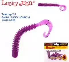 Твистер 2,5 Ballist LUCKY JOHN*10 140101-S26