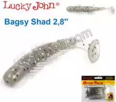 Виброхвост 2,8 Bagsy Shad LUCKY JOHN*7 140107-PA08